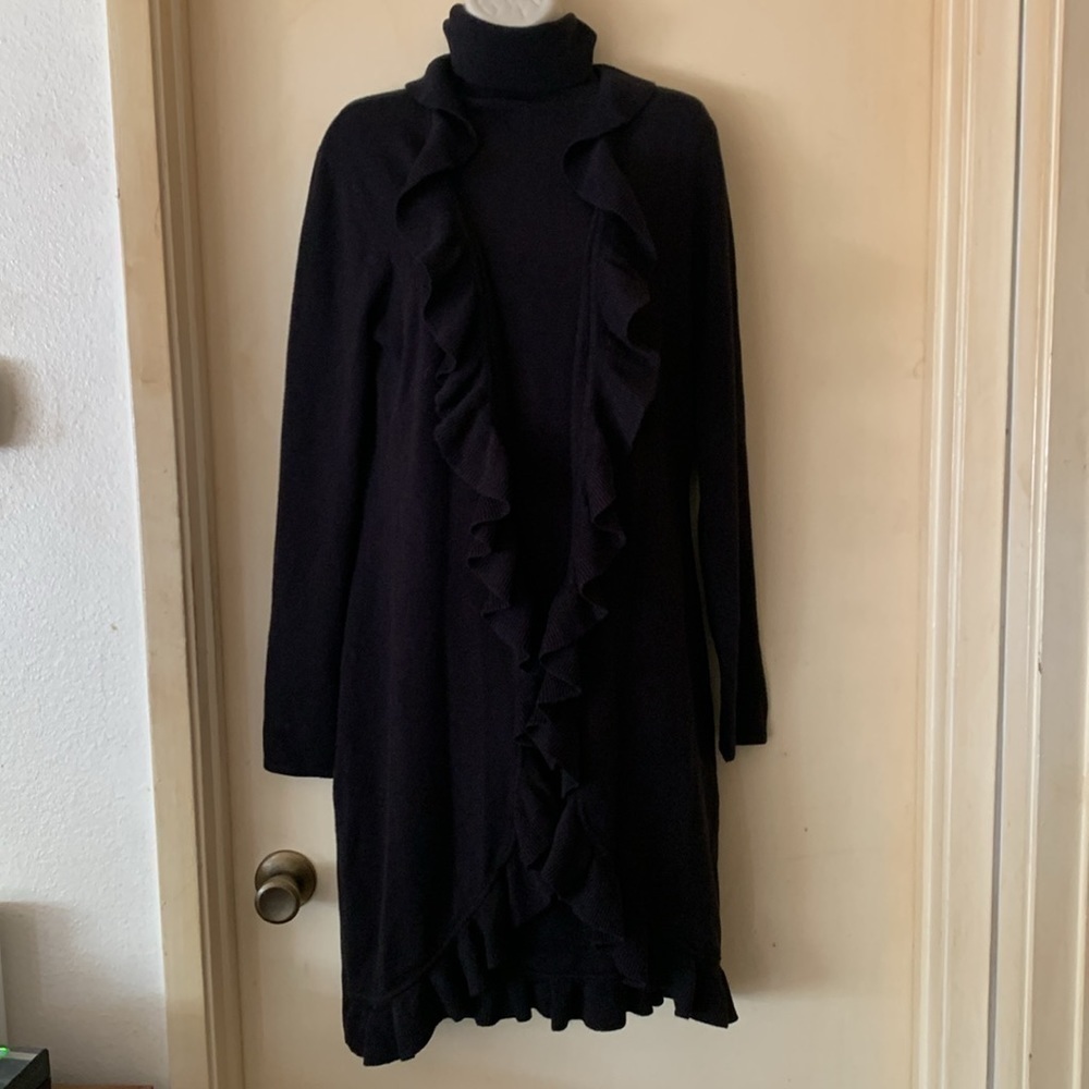 Moda International 2 piece black sweater set size M